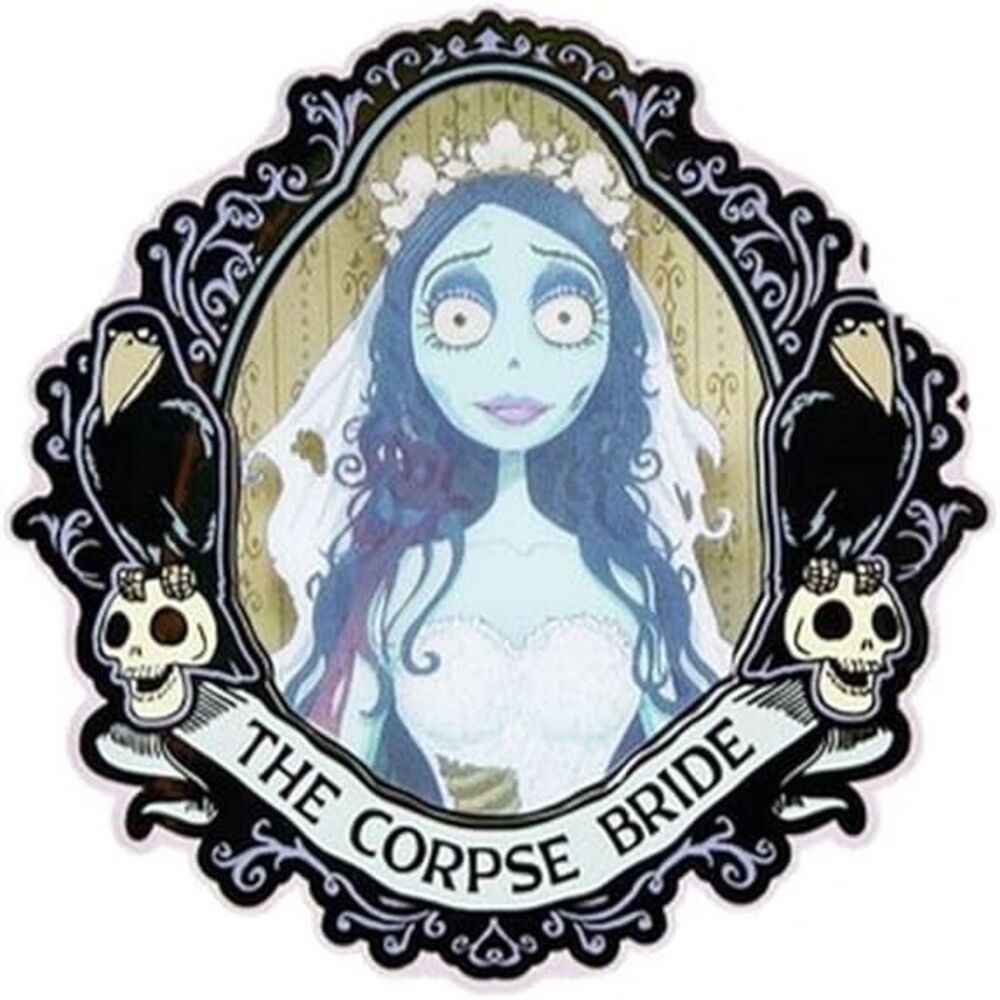 Corpse Bride Emily Lenticular 3" Collector Box Pin Tim Burton Disney Jewelry NEW